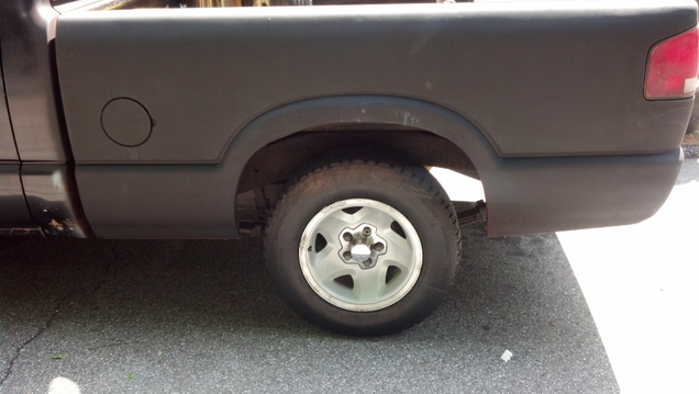 Mind you this repair is 2 weeks old and my truck is dirty. its a real 10 footer now.